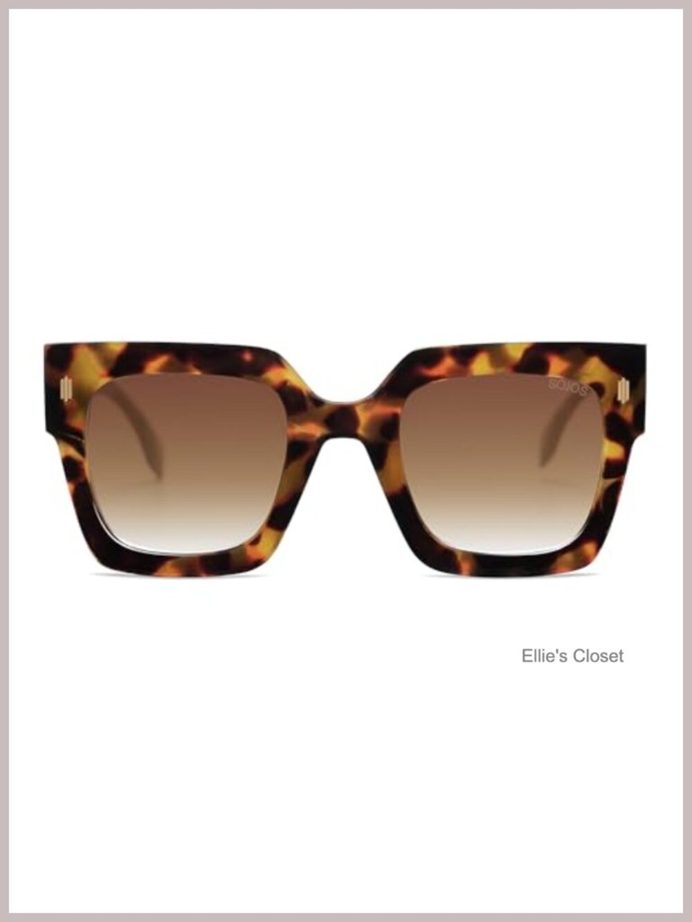 Oversized Square Sunglasses UV400 Shield Full Frame Thick Big Fashion